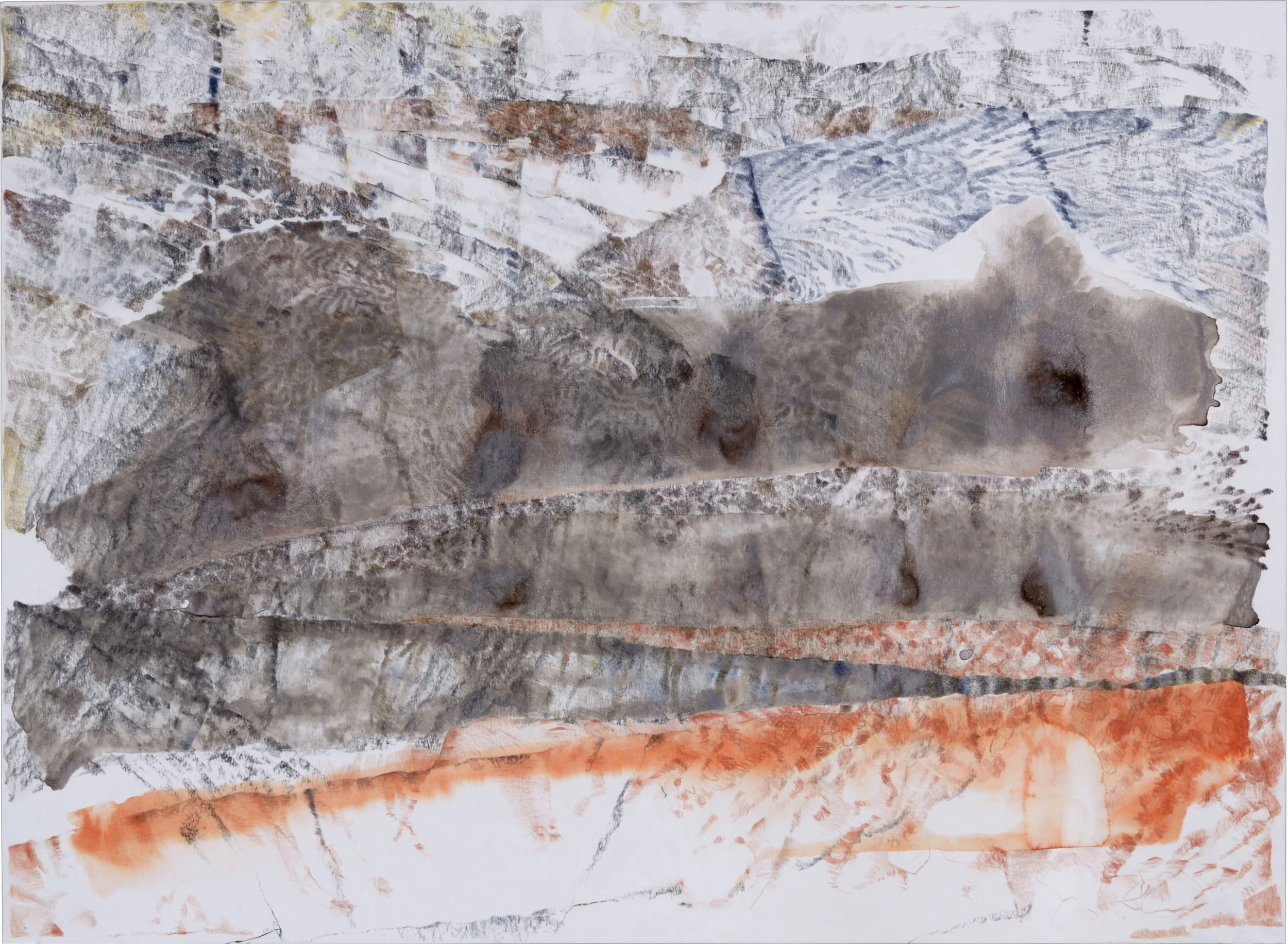Metamorph 2015 flashe, graphite, colored pencil and ink on paper 21.5 x 29.75 in.