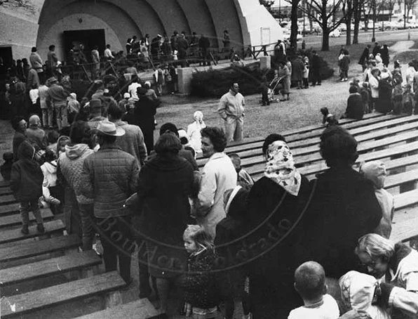 1963 Bandshell with Santa