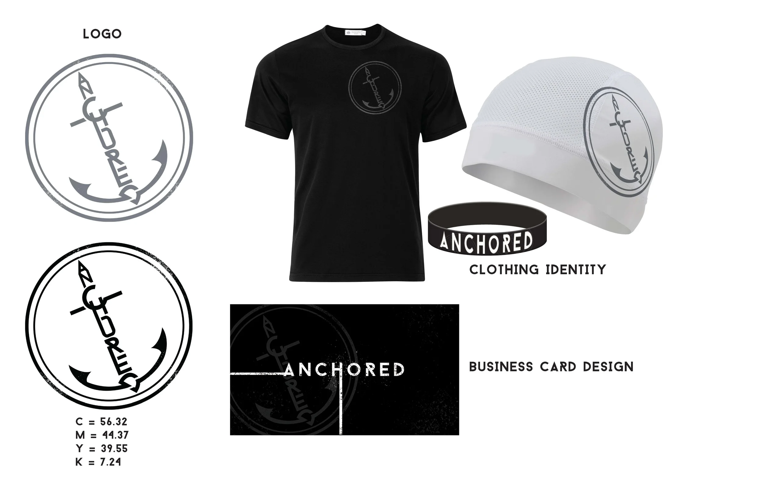 Anchored Youth Ministry Brand identity 