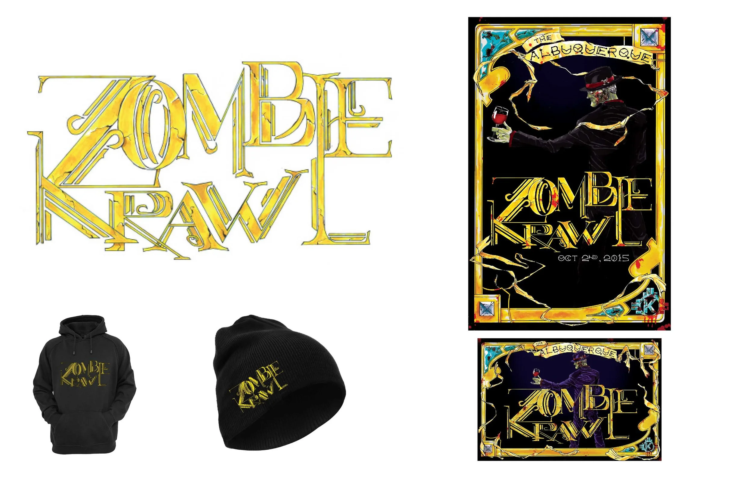 Zombie Krawl Logo Design