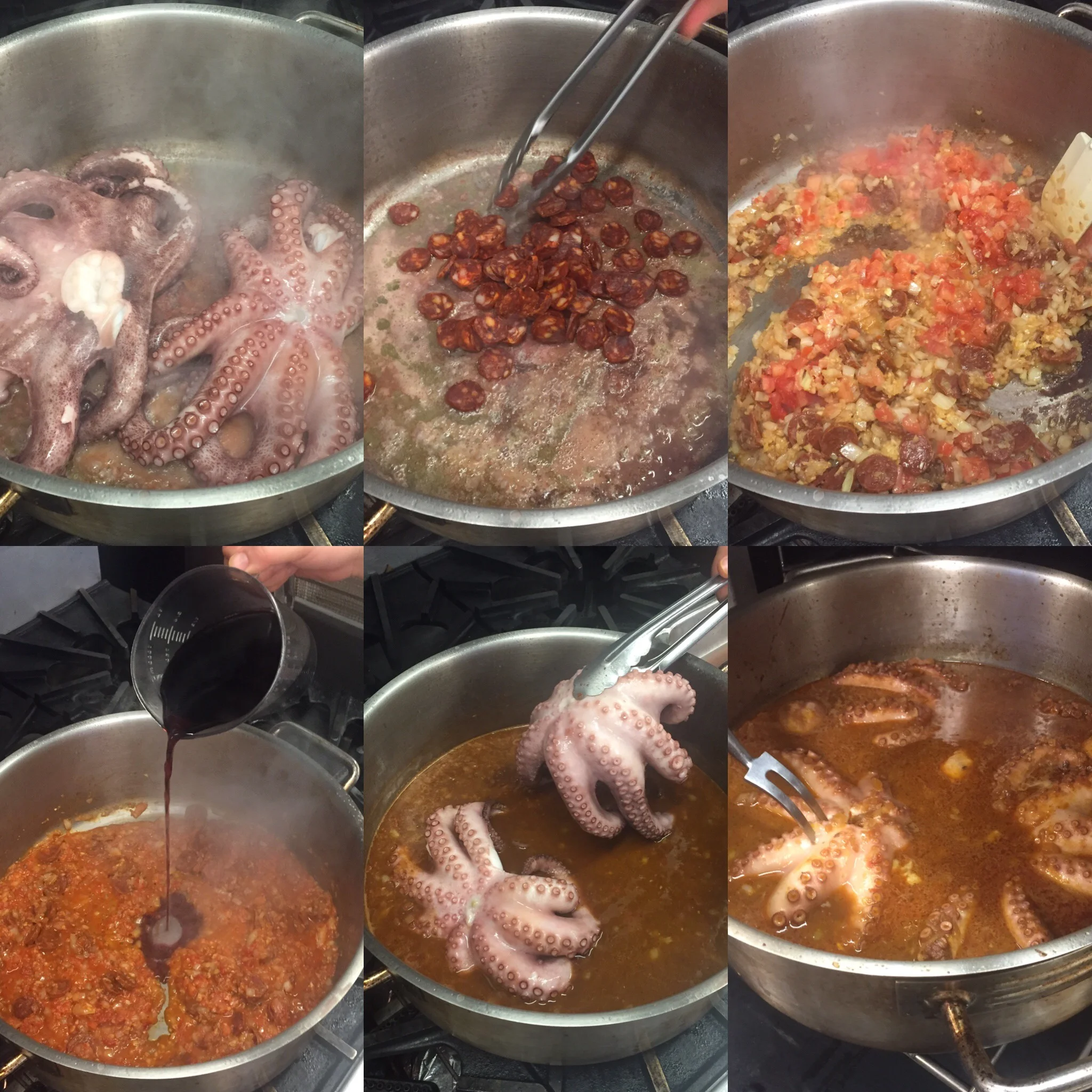 Braised Octopus in Red Wine