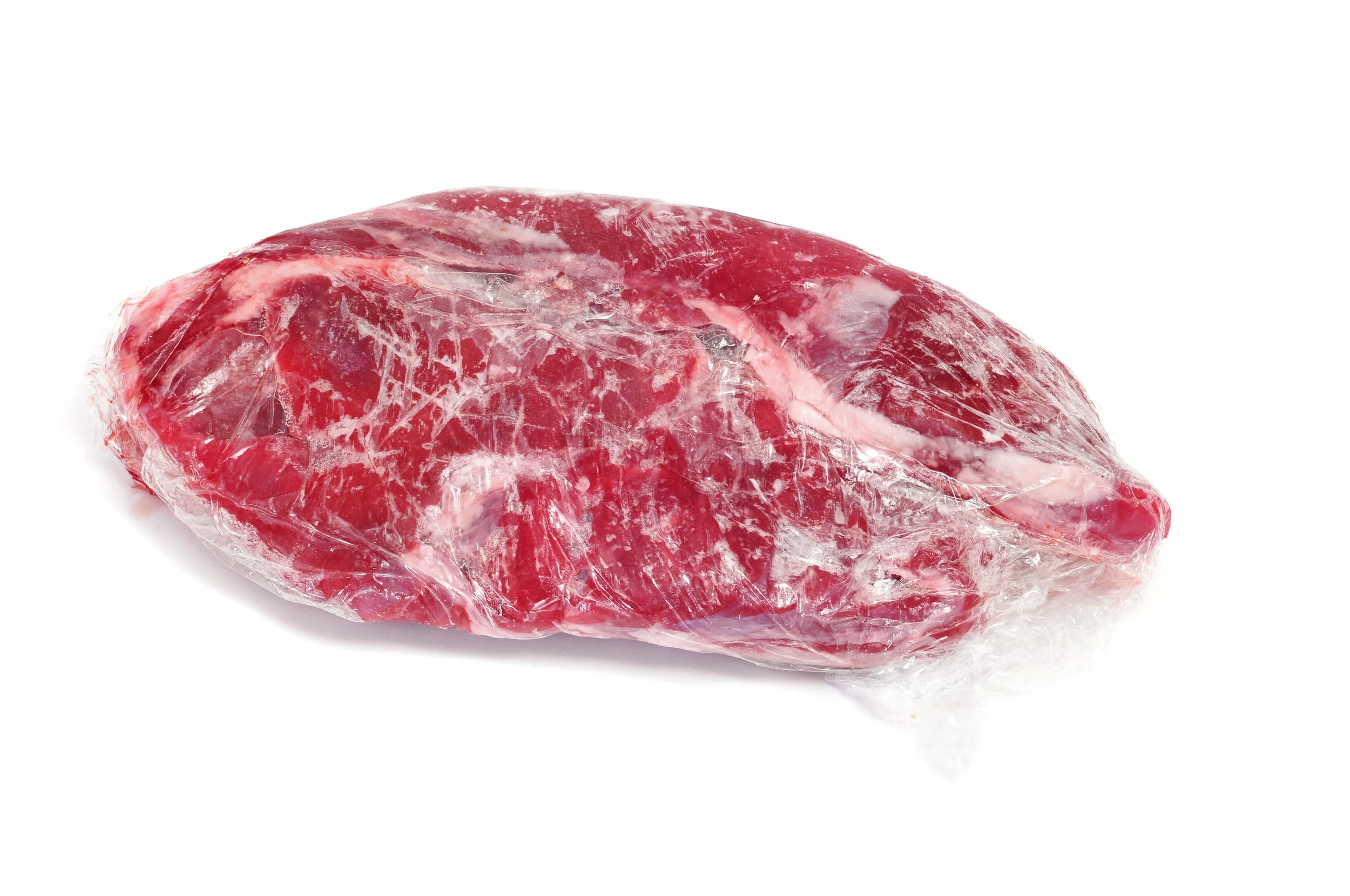 Meat Properly Wrapped for Freezing