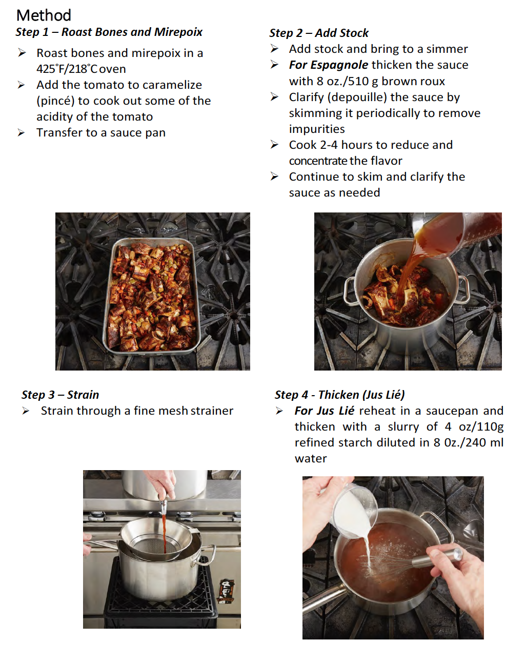 Brown Sauces — The Culinary Pro