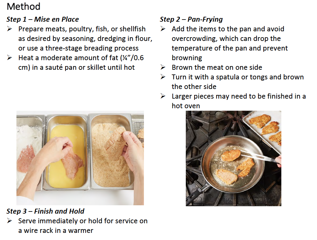 Pan-Frying and Deep-Frying Proteins — The Culinary Pro