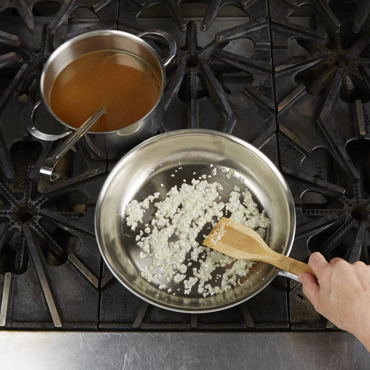 Fry Uncooked Risotto Rice Risotto — The Culinary Pro