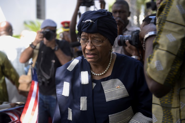 Liberian President Ellen Johnson Sirleaf. SOURCE SEYLLOU/GETTY
