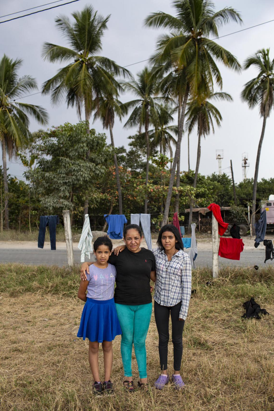 Mariza and her daughters, Scarlet and Maria, fled Honduras after Mariza's husband became violent and threatened to kill her. She was hoping to travel from Tecun Uman, Guatemala, to New York, where she has a family friend. UNICEF has strengthened the capacity of the region’s child protection systems to identify children affected by different forms of violence, and ensure their referral and access to psychosocial support and family counselling.