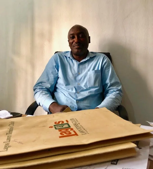 Segun Palmer, the manager of the Lagos Lawn Tennis Club (LLTC) in Lagos, Nigeria. “The idea of getting a scholarship and playing in college doesn’t exist here. You get a sponsorship and go pro or it’s nothing.”