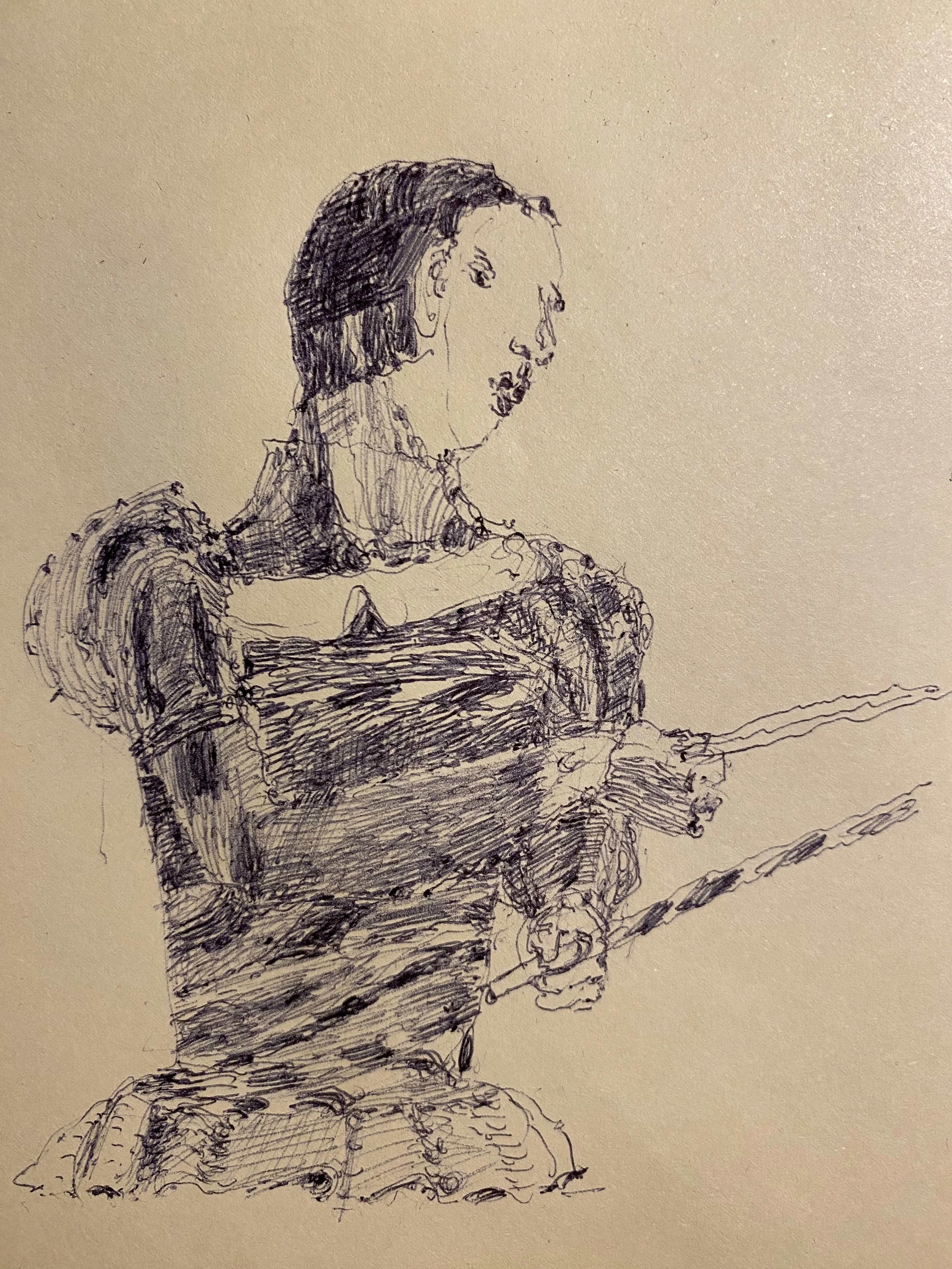 ..drawing for ‘The Observer'