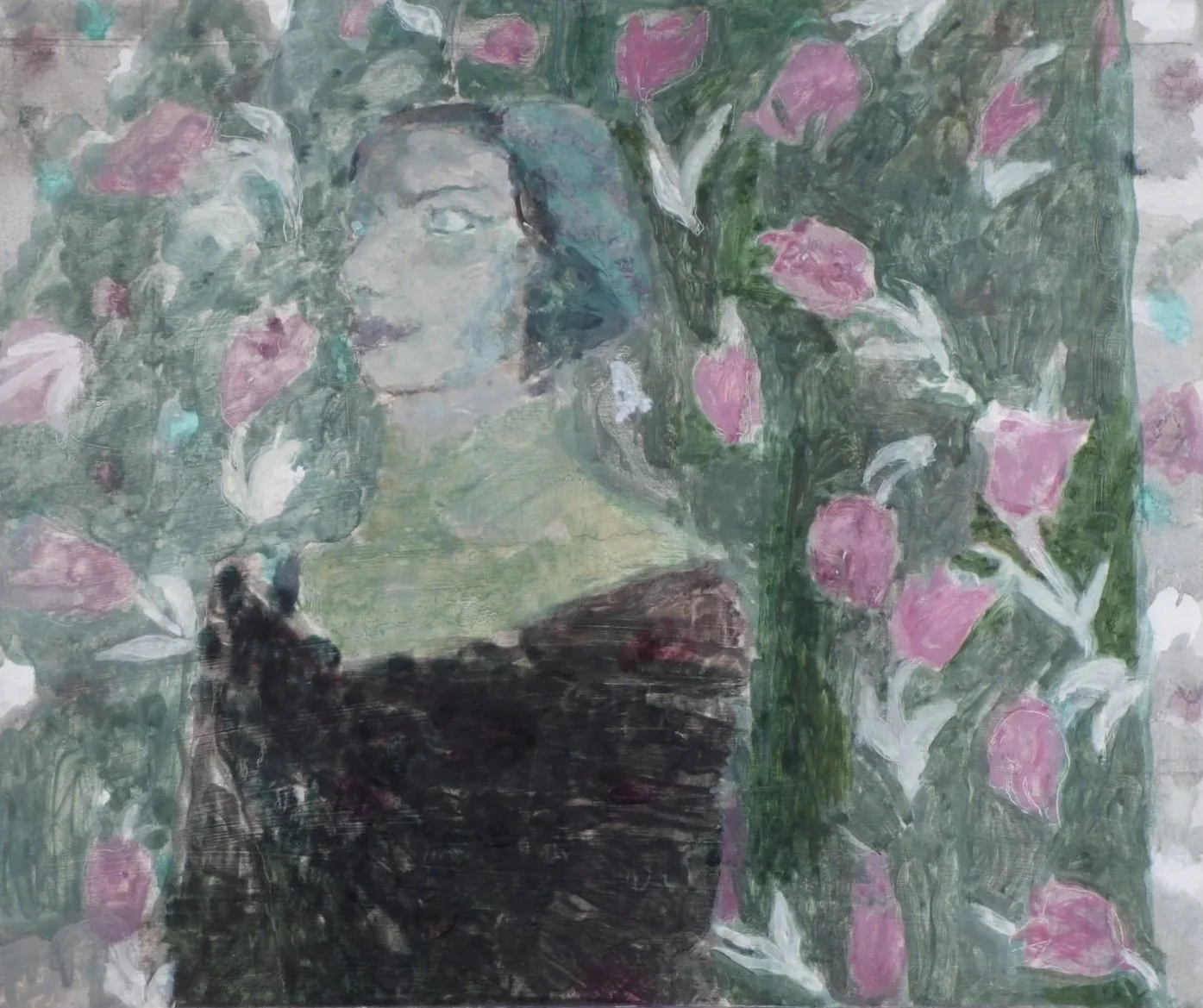 Rosa our sitter at Leith School of Art