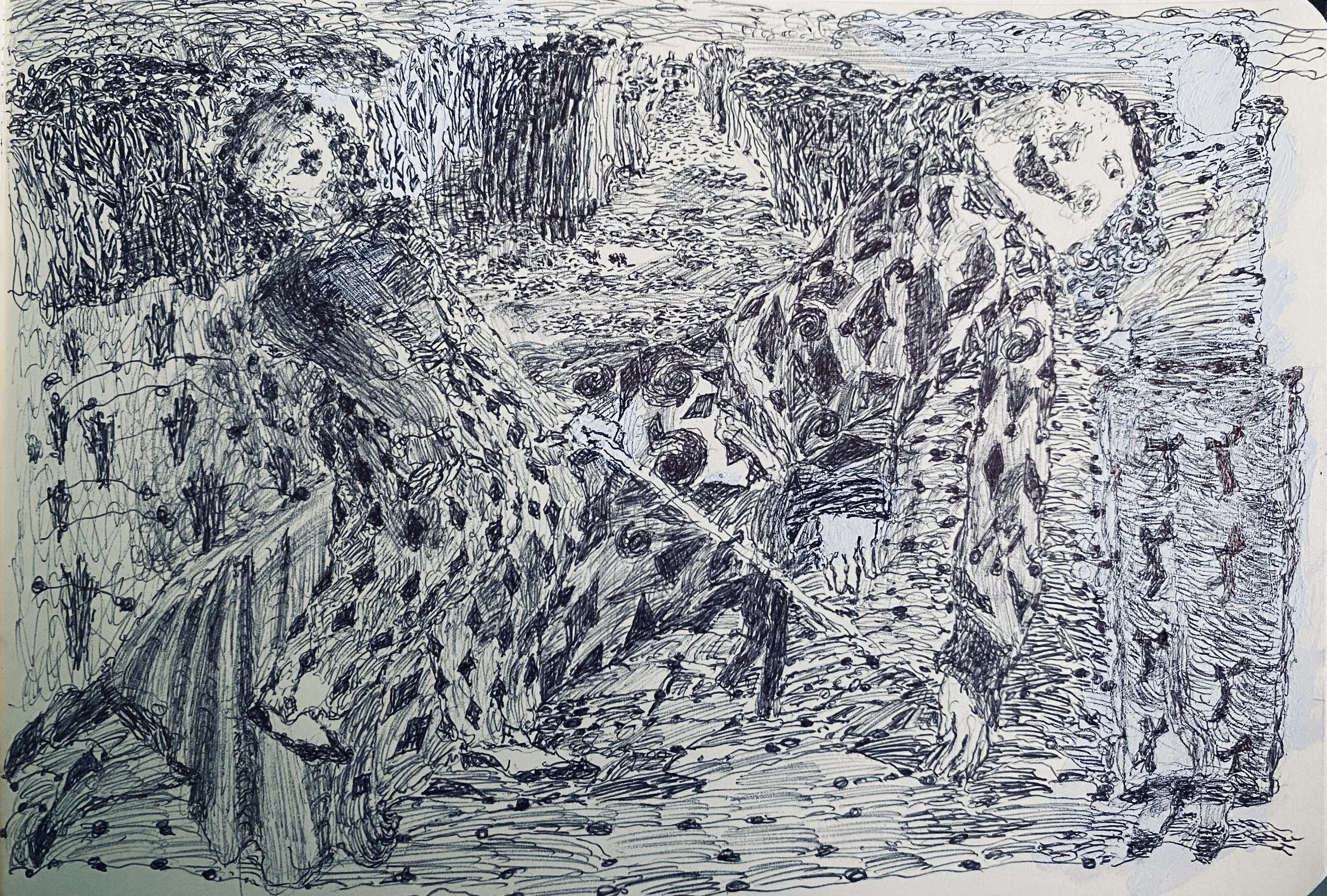 We’re come from the big house beyond the Trees