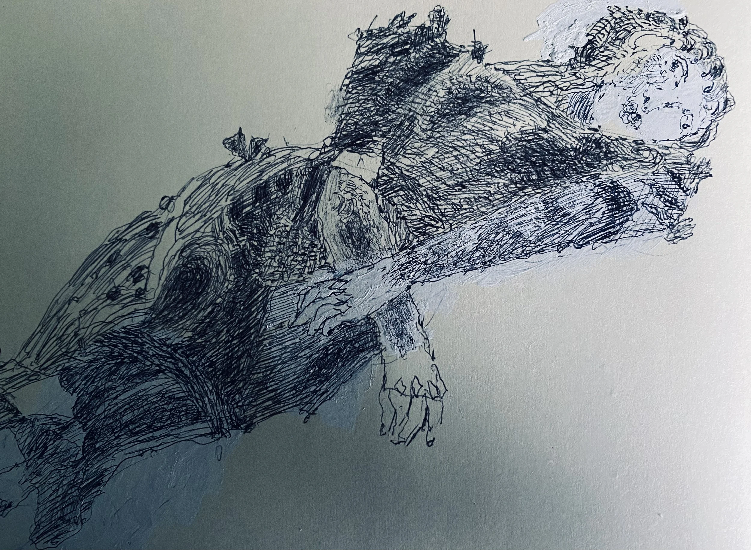 ...3/4 drawing she’s still very feminine