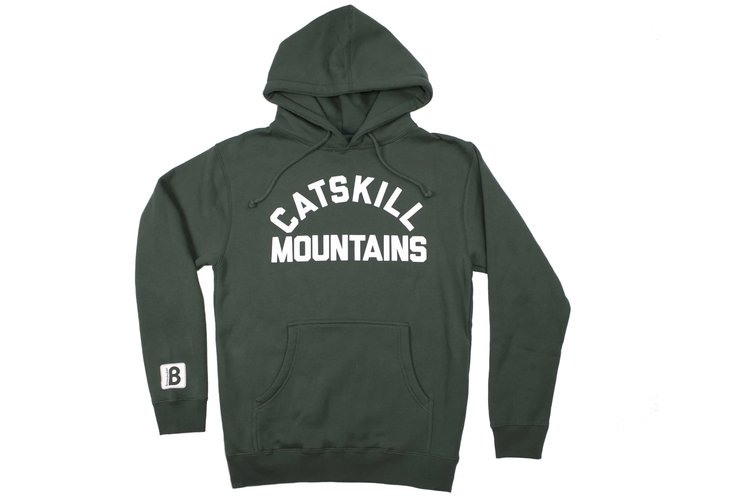 Catskill Mountains Pullover Hoodie. Boneshaker Kingston, New York