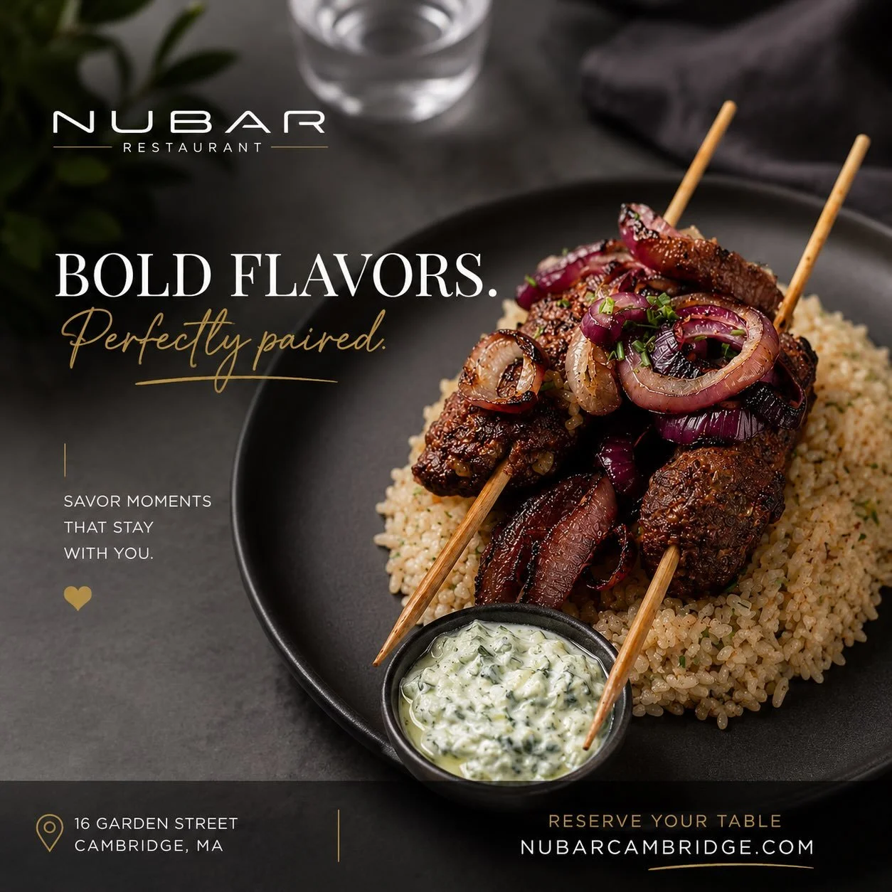 ✨ Good food, great vibes, unforgettable moments! ✨

Join us at Nubar for delicious food, cocktails, and an amazing atmosphere. 🍽️🥂