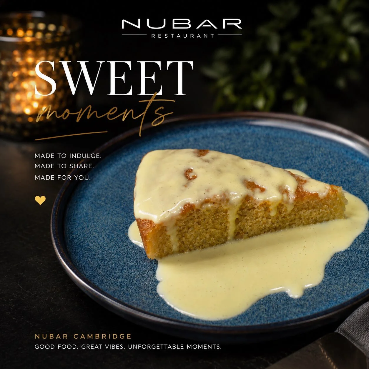 ✨ Sweet moments are made to be shared. Indulge in every creamy, delicious bite and make dessert the best part of your visit to Nubar. 🍰🤎📍 Nubar Cambridge
#NubarCambridge #SweetMoments #DessertLovers #CambridgeEats