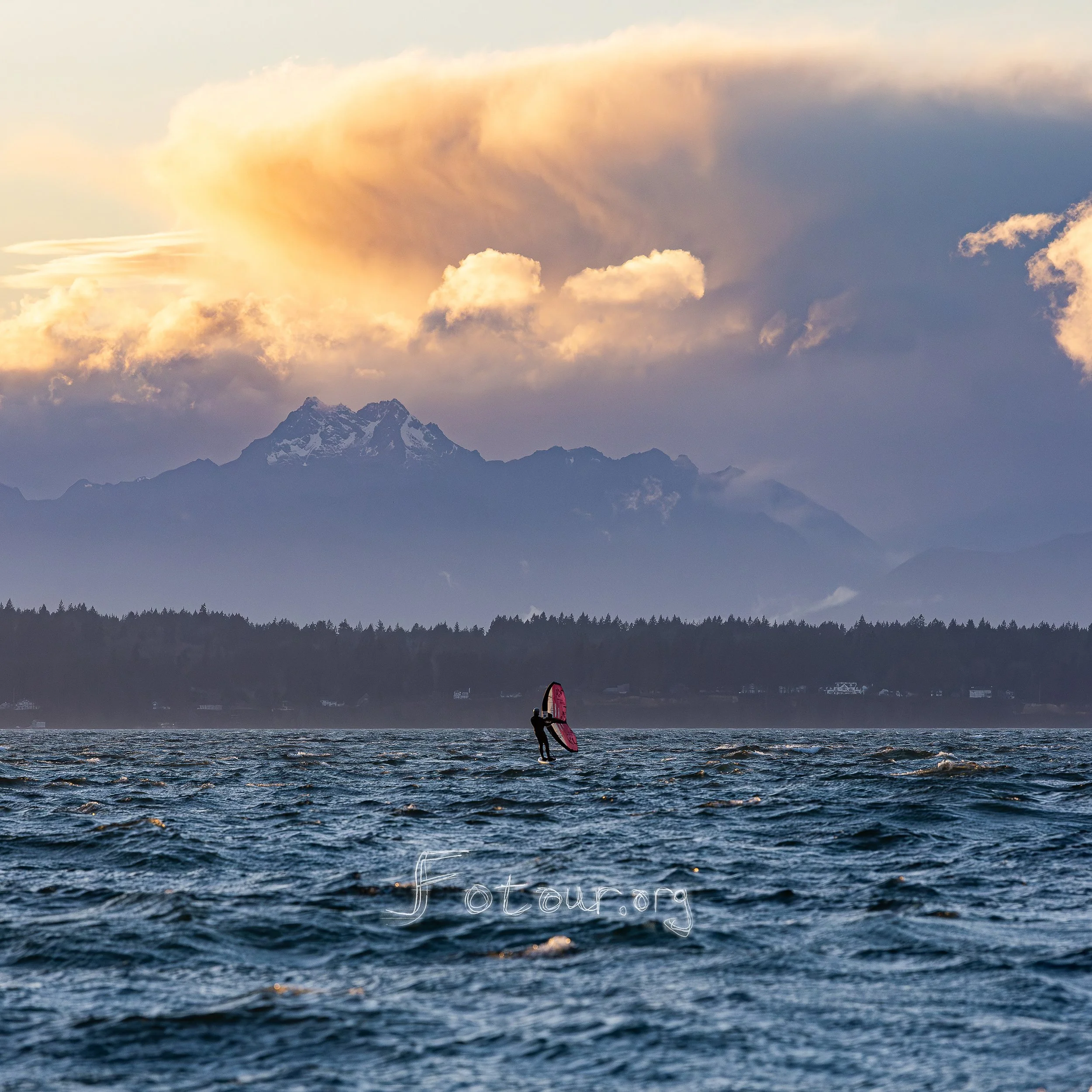 Windsurf to the Olympics Sunset