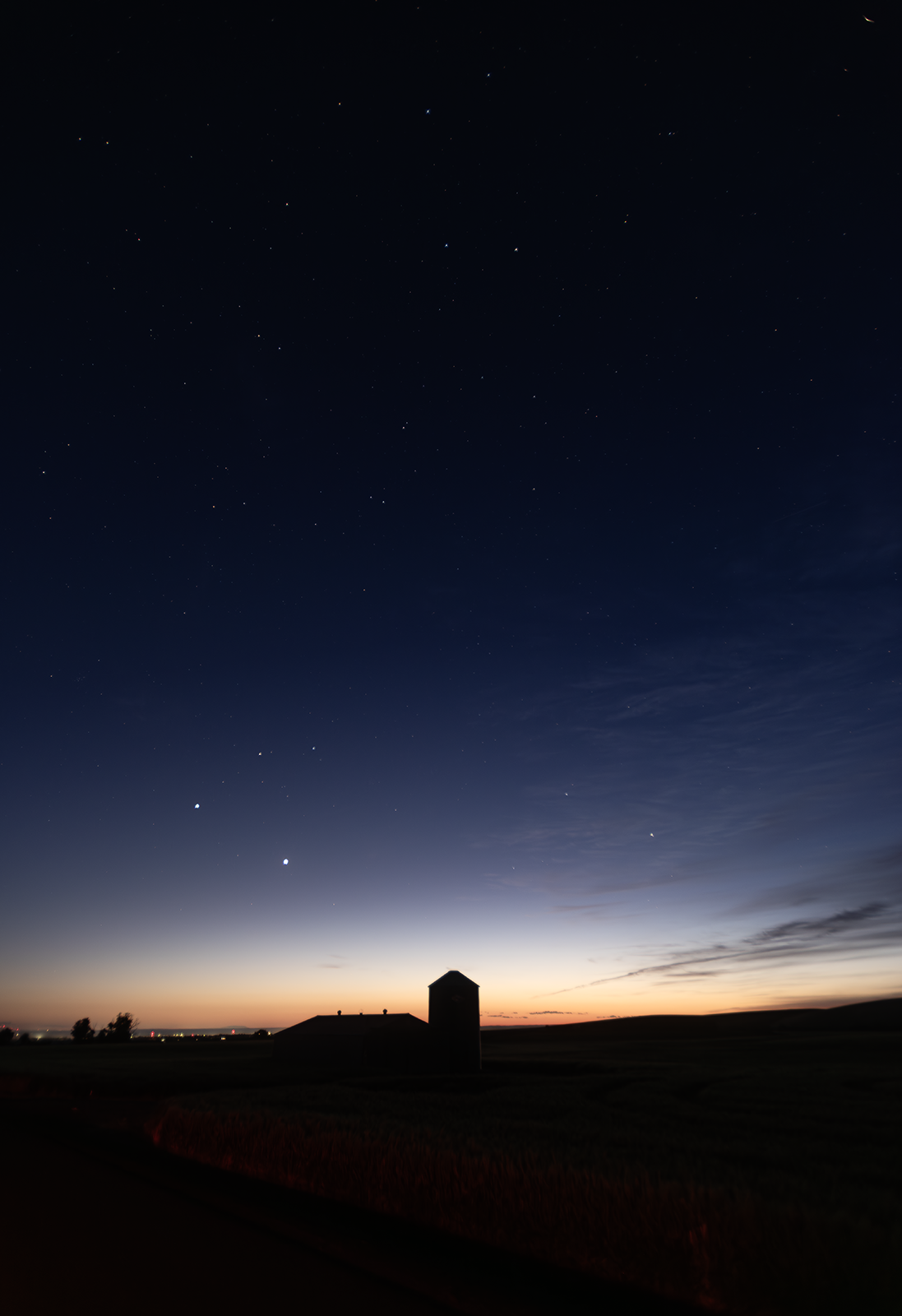 Silo Beneath the Stars