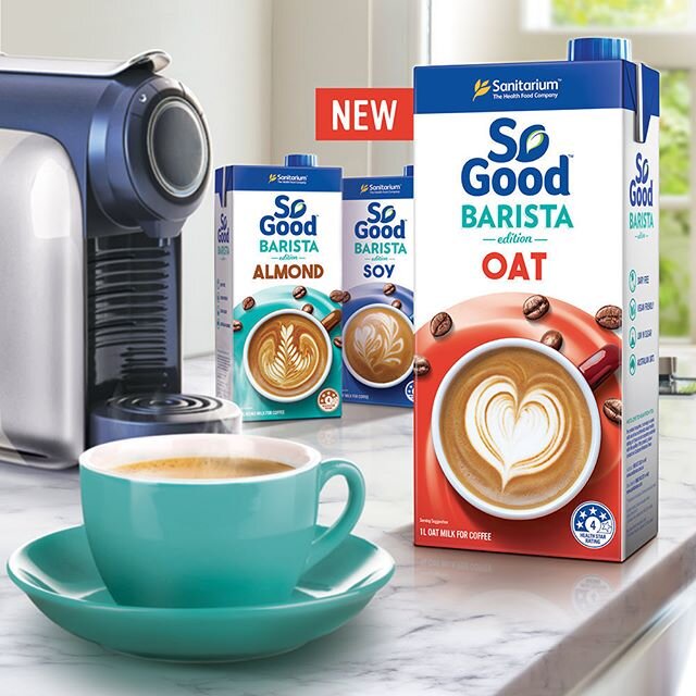 Ever wanted that caf&eacute; experience at home? Now you can with So Good. Introducing our brand new range of Barista inspired milks, available in Oat, Almond and Soy. Formulated to achieve the same texture and consistency as you would get at your lo