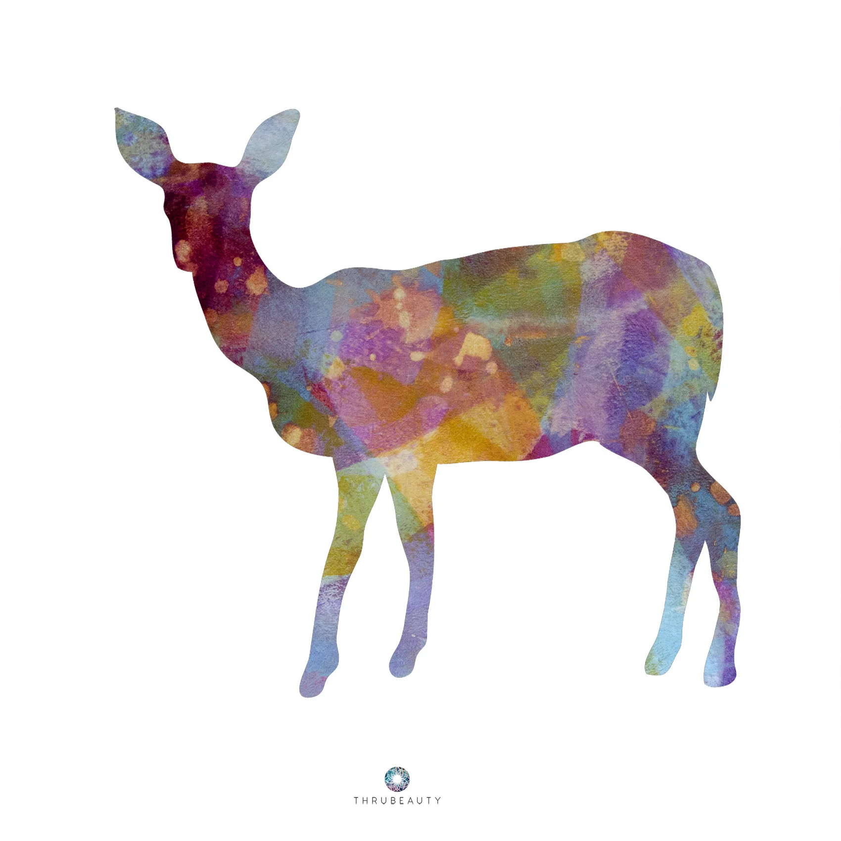 Deer Animal Totem Print