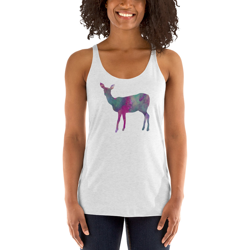 Women's Racerback Tank - Deer