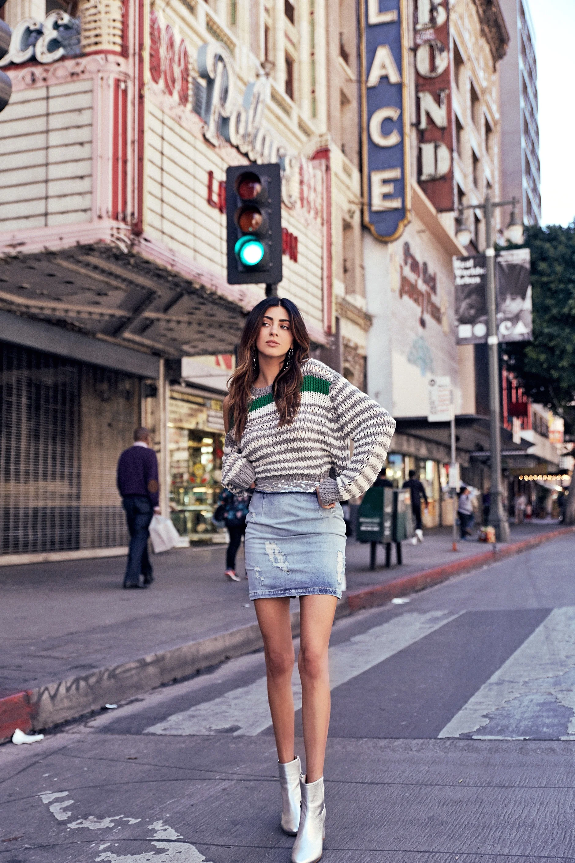 iro denim skirt