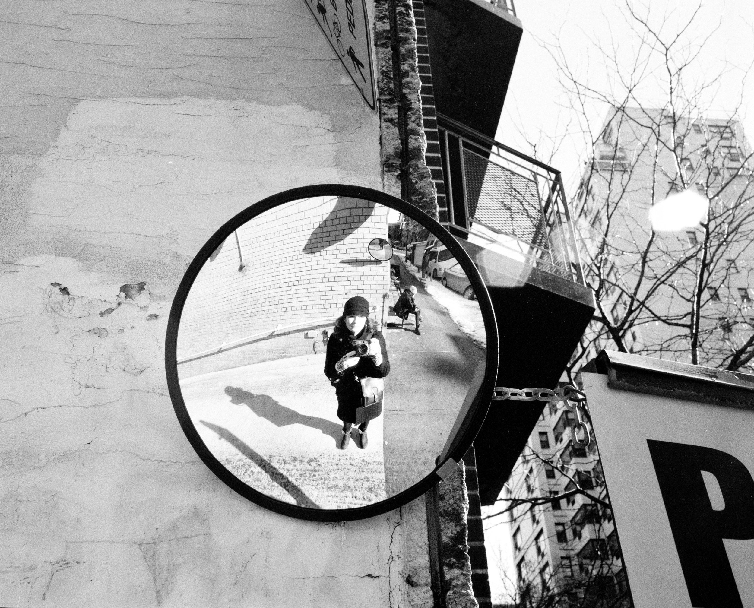 Self-Portrait on Street