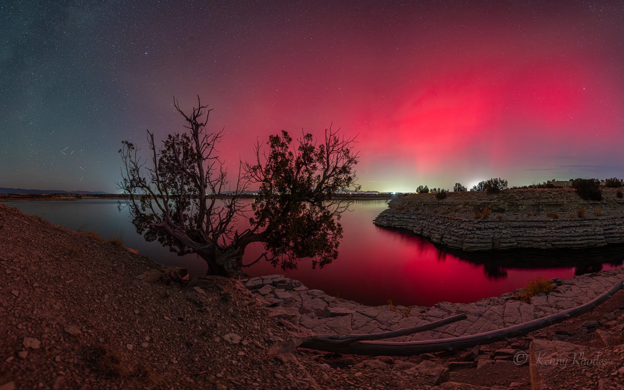 Juniper on the Edge and Aurora