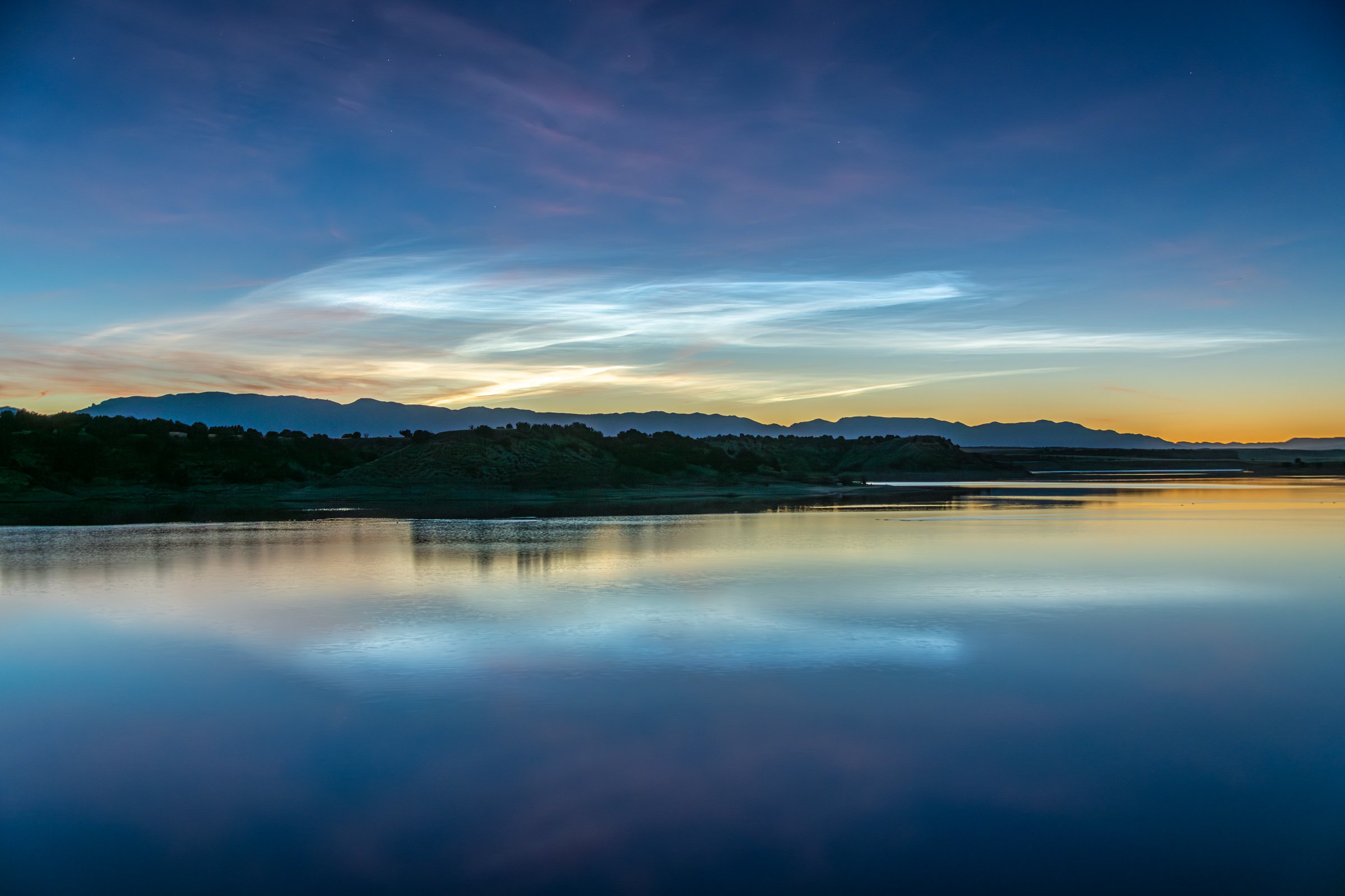 Noctilucent Clouds over Lake Pueblo Feb 5th 2026