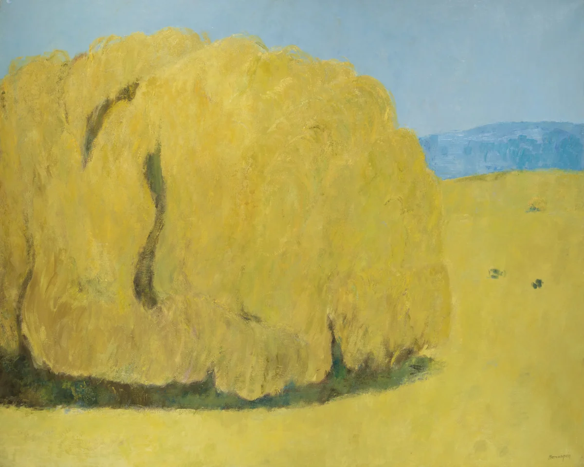 Le Saule Pleureur de Loumarin, oil on canvas. 51 x 63