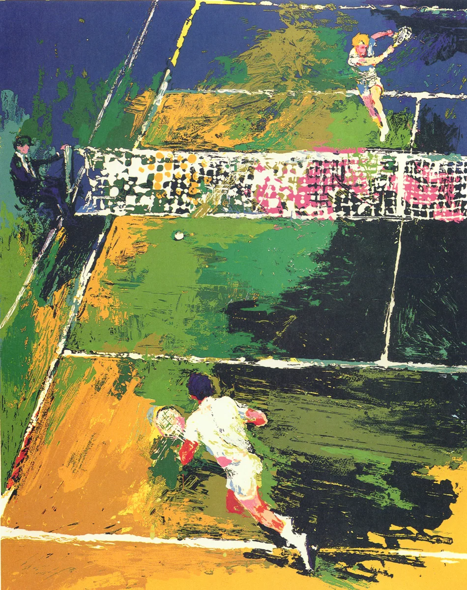 Blood Tennis, Serigraph, 29 x 23 in