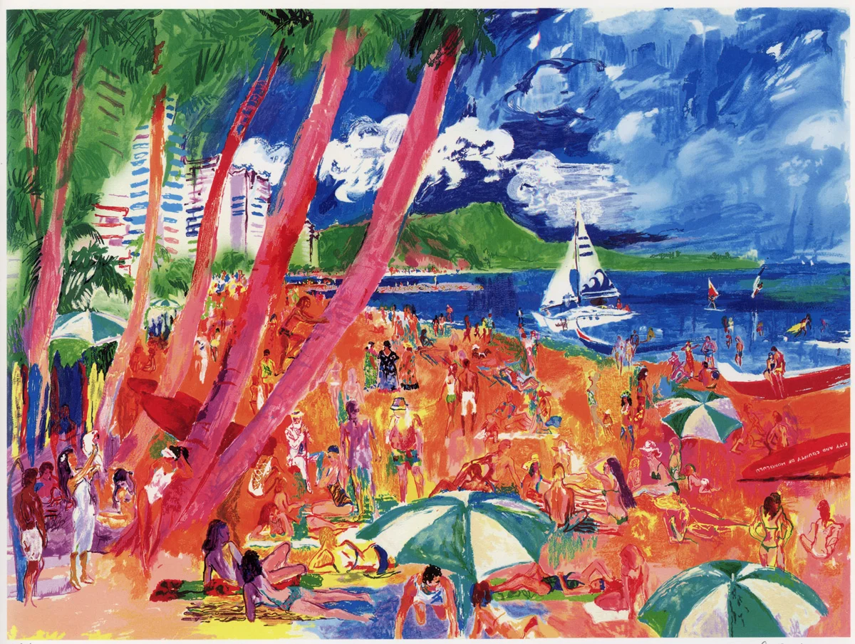 Diamond Head - Hawaii, Serigraph, 28 x 38 in