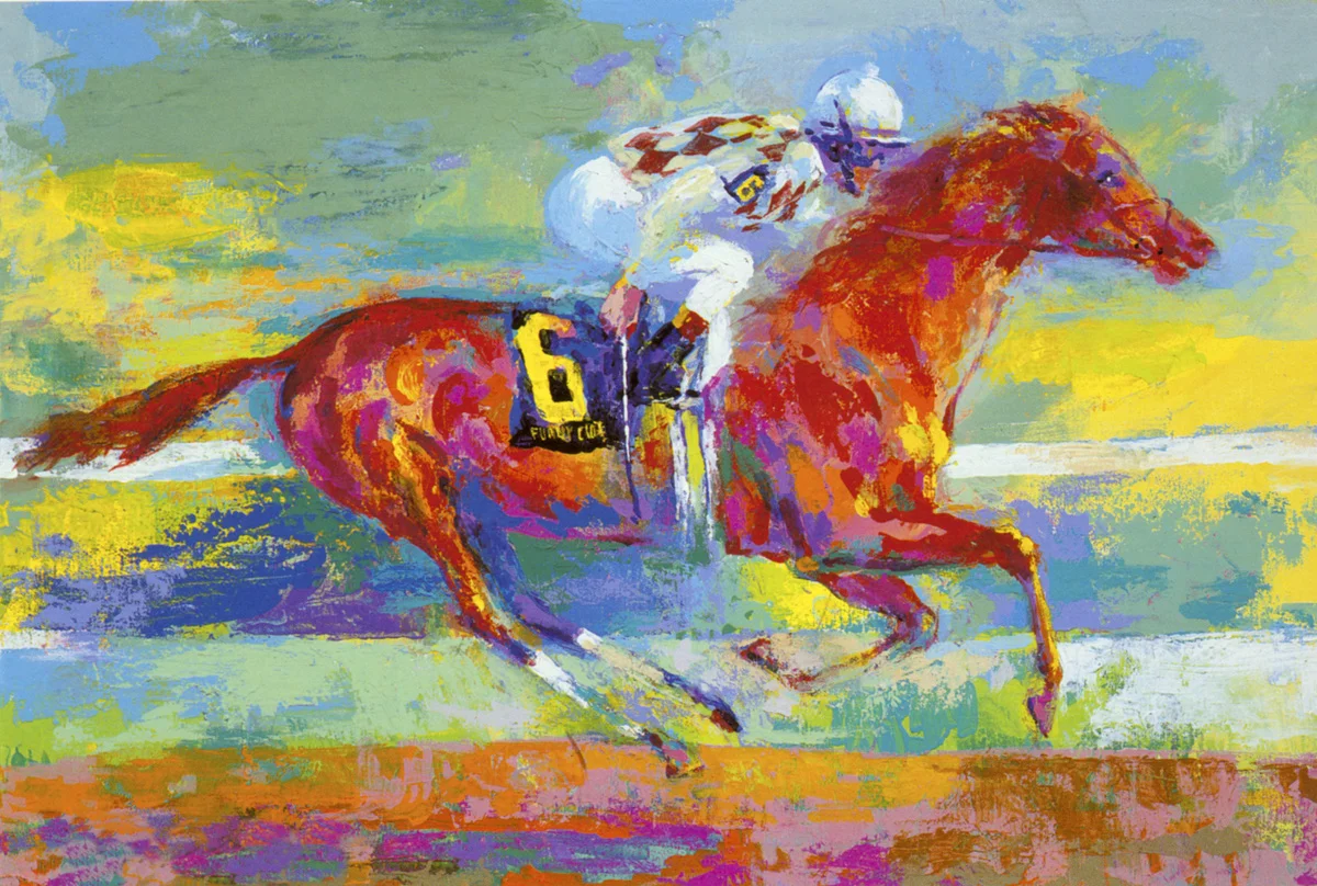 Race of the Year, Serigraph, 23 x 32 in