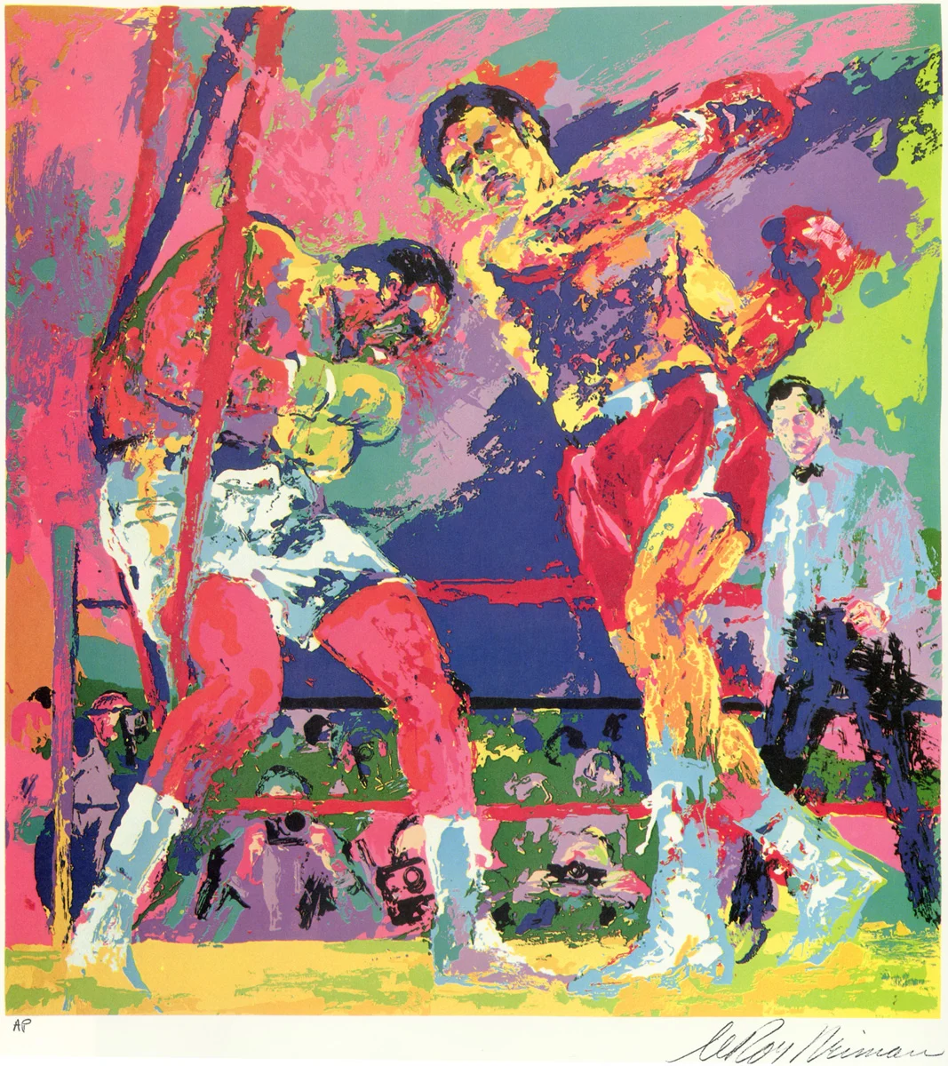 Frazier - Foreman in Jamaica, Serigraph, 22 x 20 in