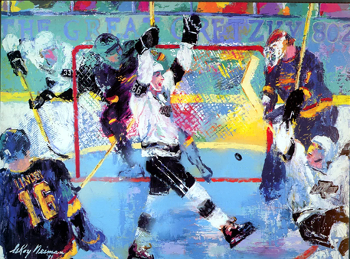 Gretzky's Goal, Serigraph, 32 x 48 in