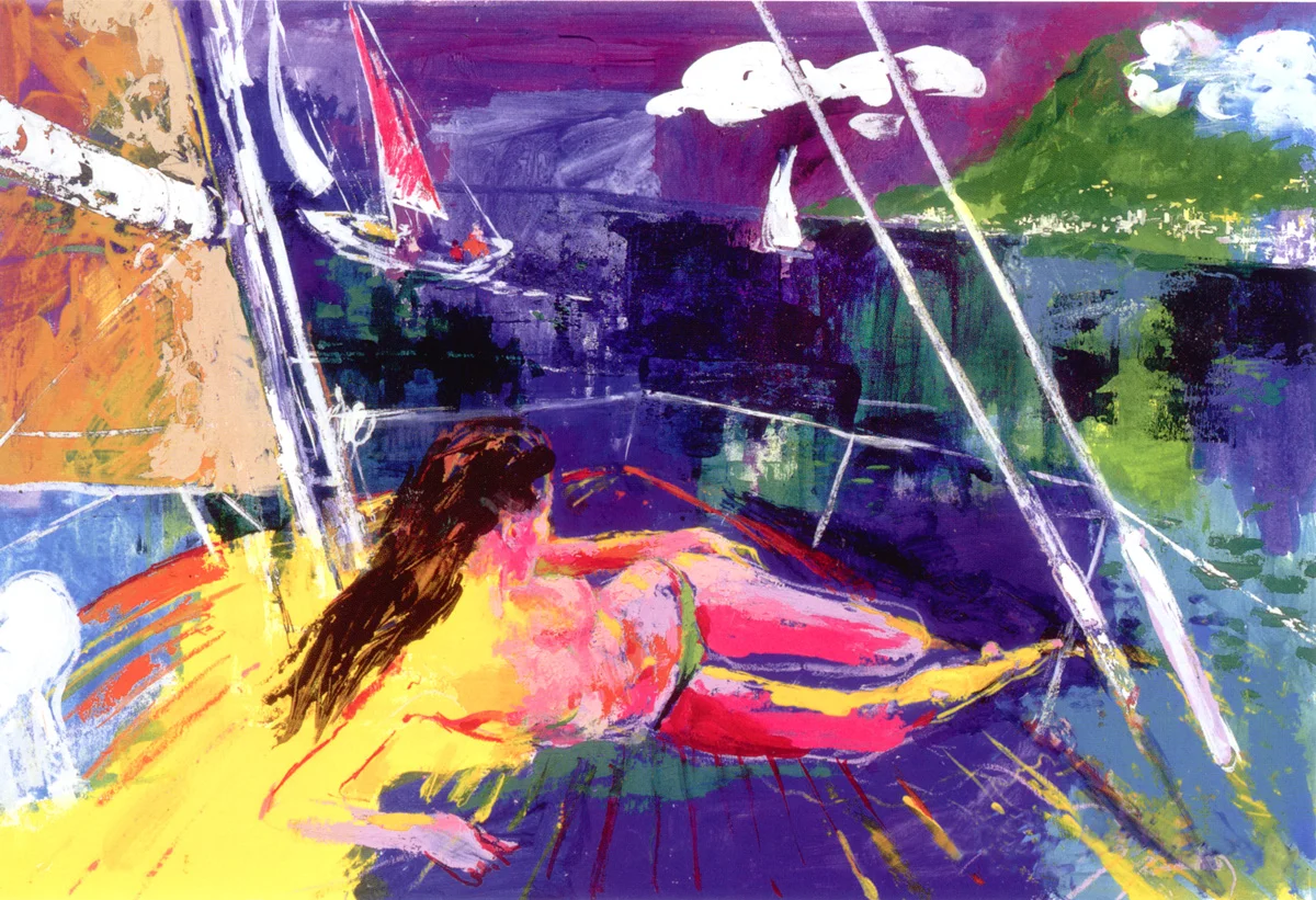 Jour du Soleil, Serigraph, 25.5 x 38 in