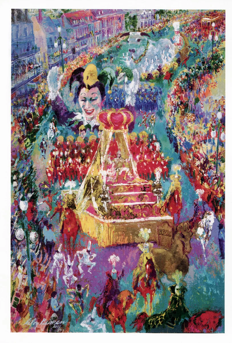 Mardi Gras Parade, Serigraph, 43 x 30 in