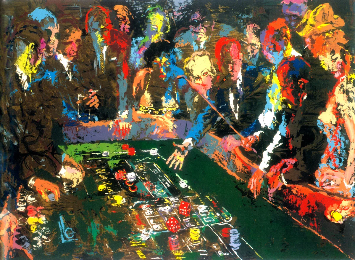Vegas Craps, Serigraph, 28 x 38 in