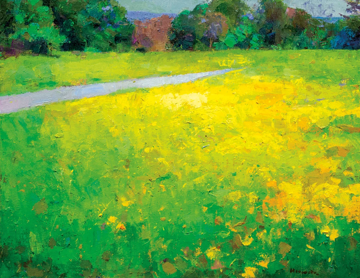Daisies, Oil on Canvas, 32 x 41 in (72 x 92 cm), 2016