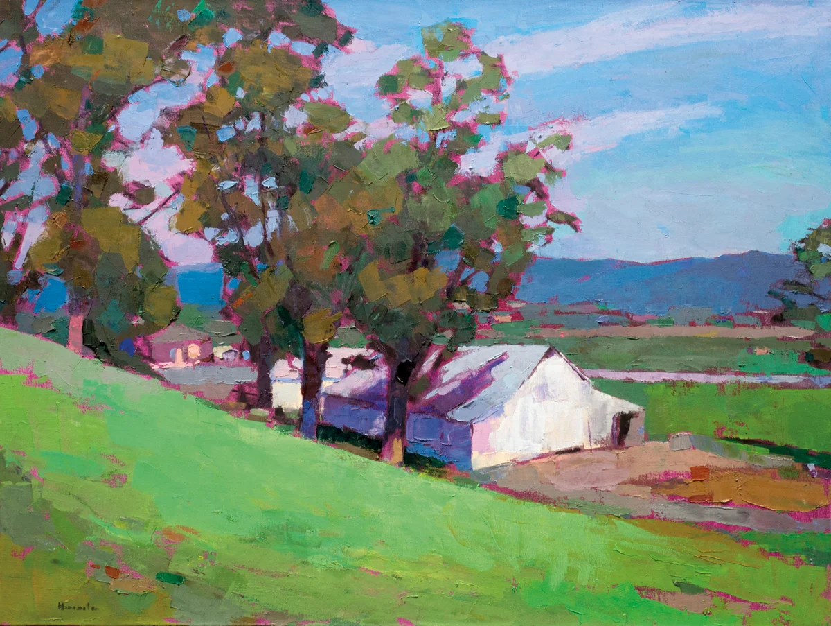 Stewart Barns, Oil on Canvas, 36 x 48 in (81 x 108 cm), 2016