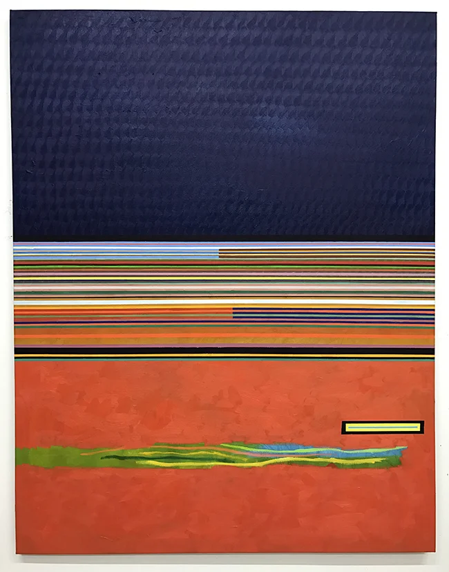 SOLD Miquel Gelabert, Divid, oil on canvas, 58 x 44.5 in, 2017