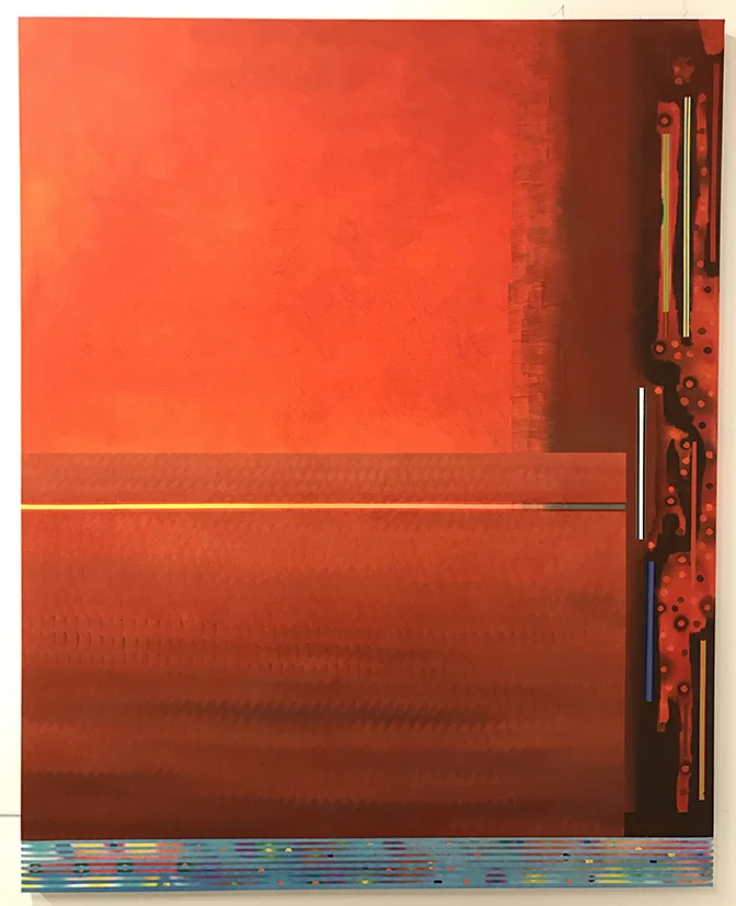 Miquel Gelabert, Redland 1, oil on canvas, 64 x 51 in, 2017
