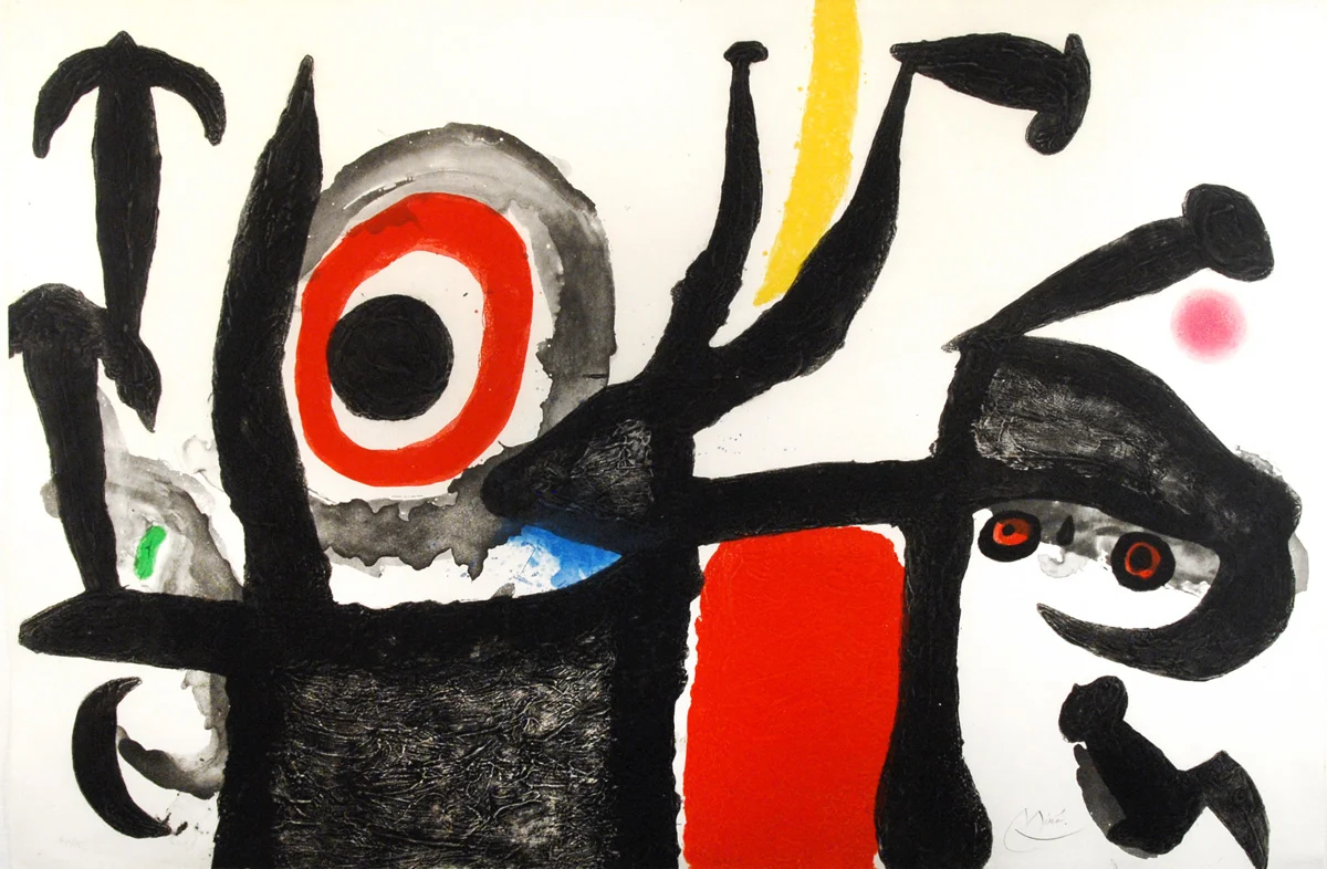 Manoletina, Aquatint and carborundum, 27.5 x 41 in, signed, 1969