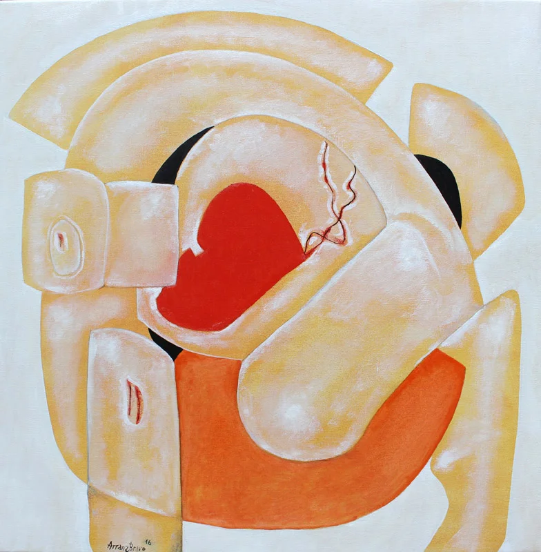 EDUARDO ARRANZ-BRAVO, Hip - Hip III, oil on canvas, 28 x 28 in, 2016