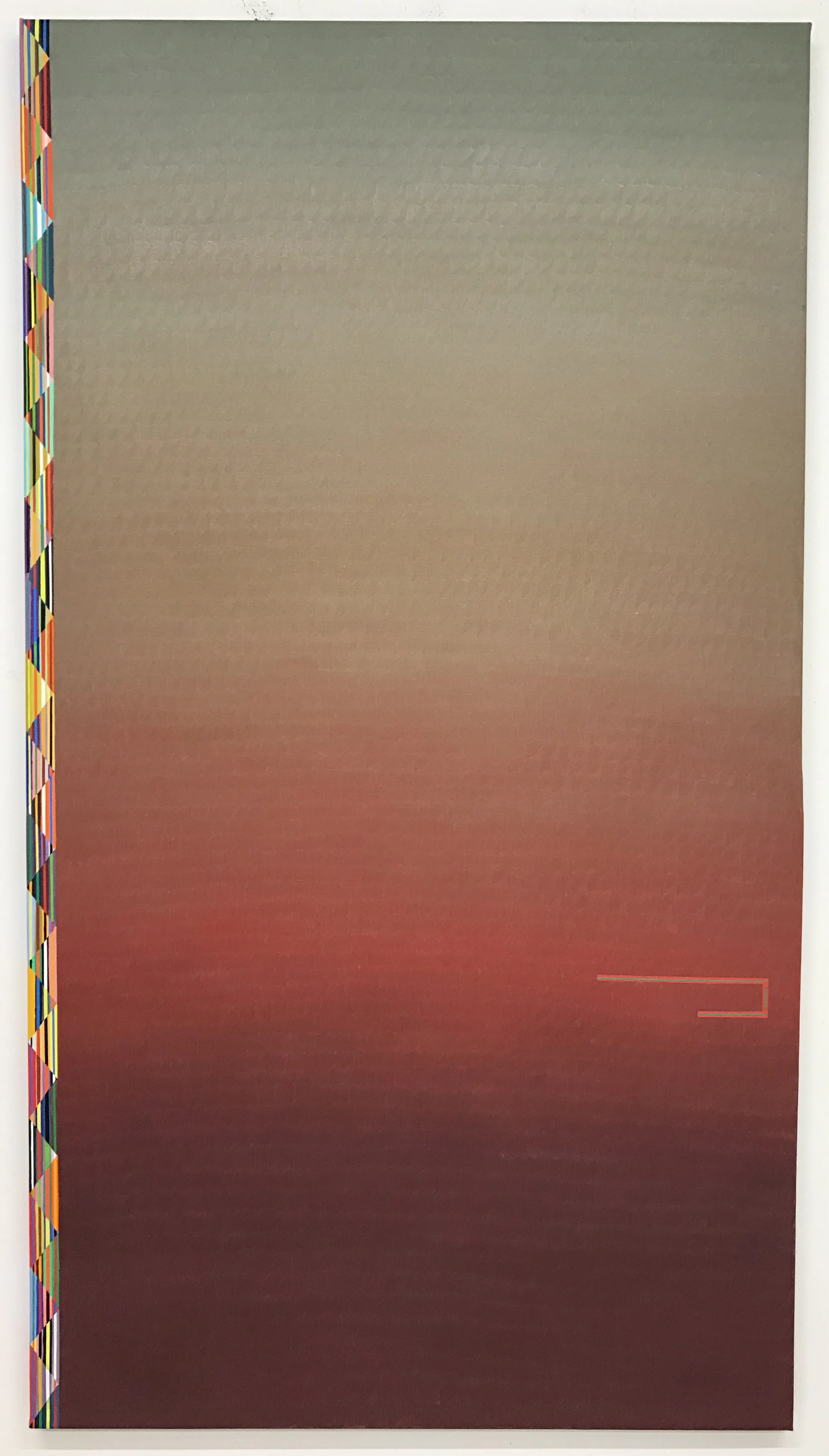 MIQUEL GELABERT, Zigmarge, oil on canvas, 71 x 39 in, 2017