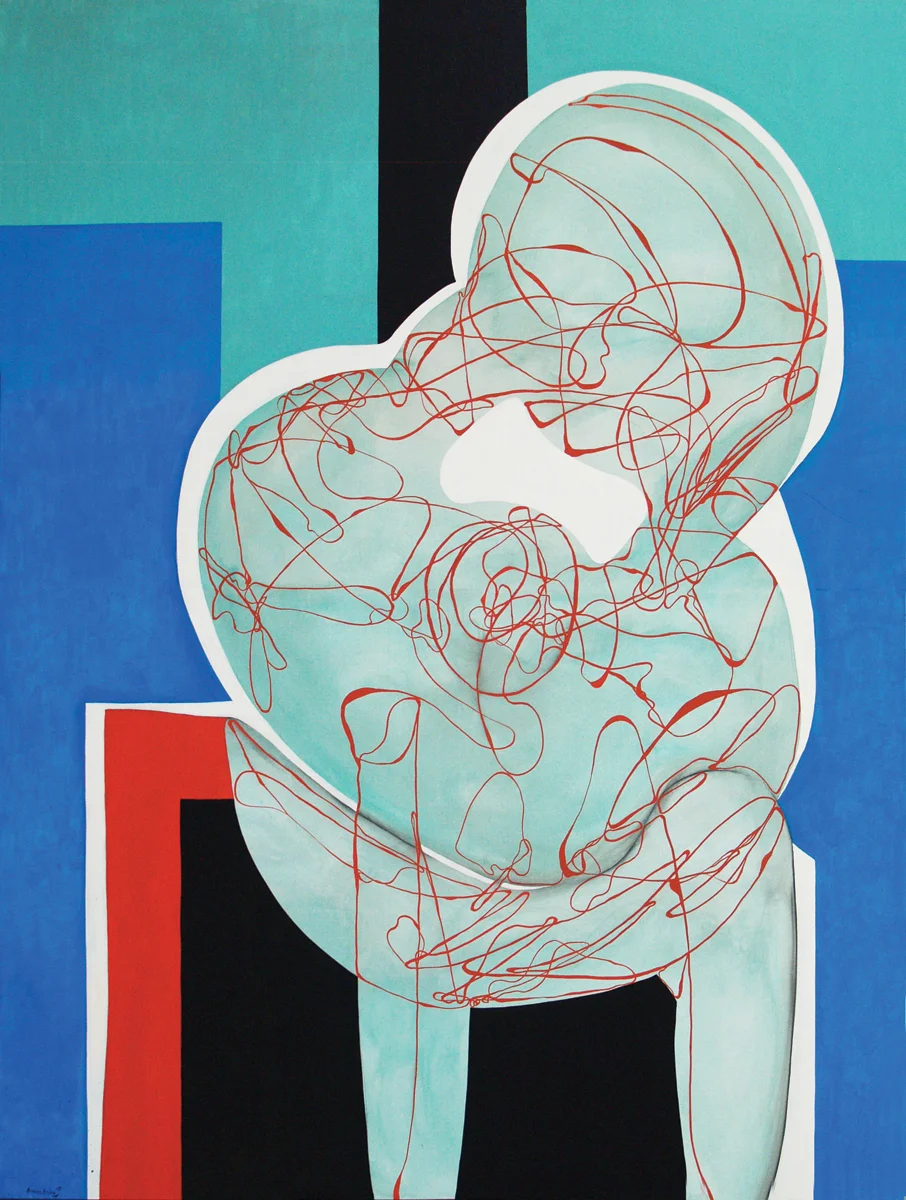 Sensible woman, oil on canvas, 102 x 76.5 in, 2015