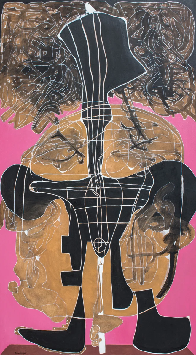 Educhka, oil on canvas, 101 x 57 in, 2016