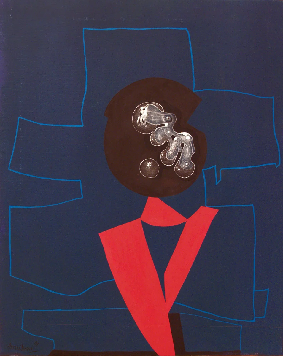 Goethe VI, oil on canvas, 31.5 x 25 in, 1999
