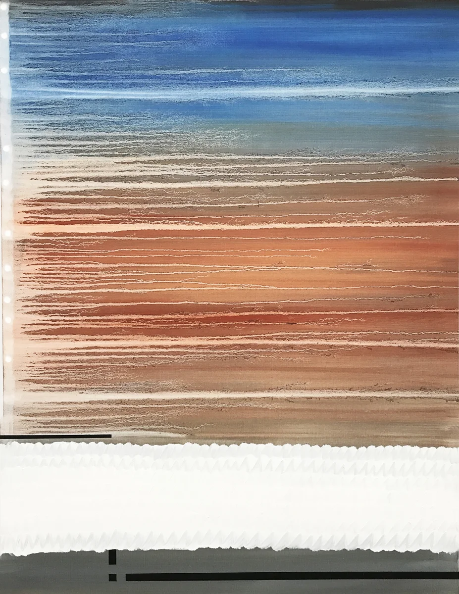Noon, oil on canvas, 45.2 x 34.7 in., 2017
