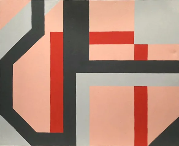 City Play, acrylic on canvas, 20 x 24 inches, 1987