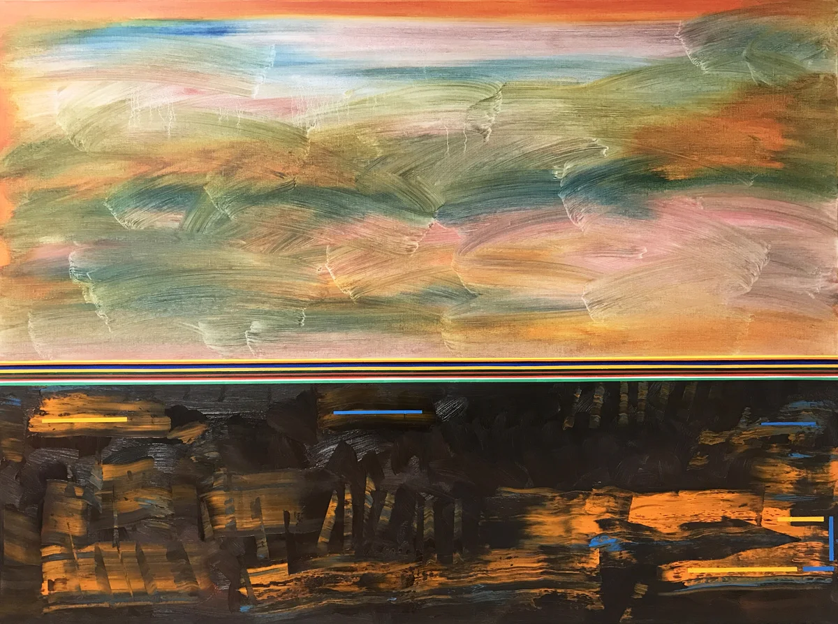 After 8, Oil on canvas, 38 x 51 in. (130 x 97 cm), 2017